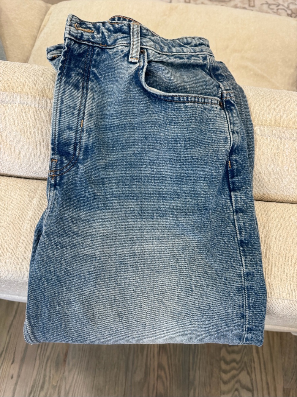 We The Free Relaxed Wide-Leg Light Blue Jeans Women’s 30 ~ WORN ONCE - Picture 10 of 15